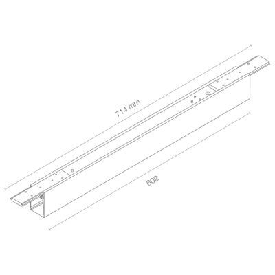 MODULO DI ALIMENTAZIONE CENTRALE CON DRIVER 75W 48V e CAVO 3×0,75 mmq 200 cm per sistemi ON-OFF